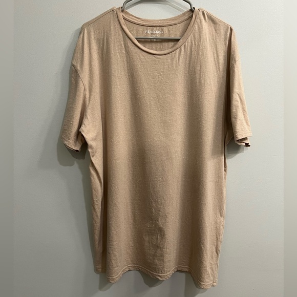 Pac Sun - Regular Fit T-shirt - Tan - Large - Picture 1 of 4